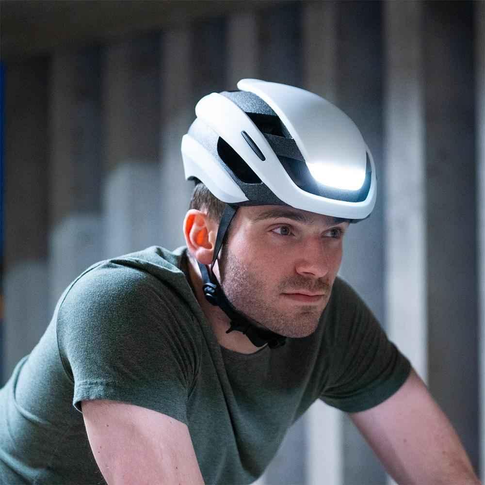 Lumos Ultra Smart Bike Helmet - Lumos Helmet US - Jet White