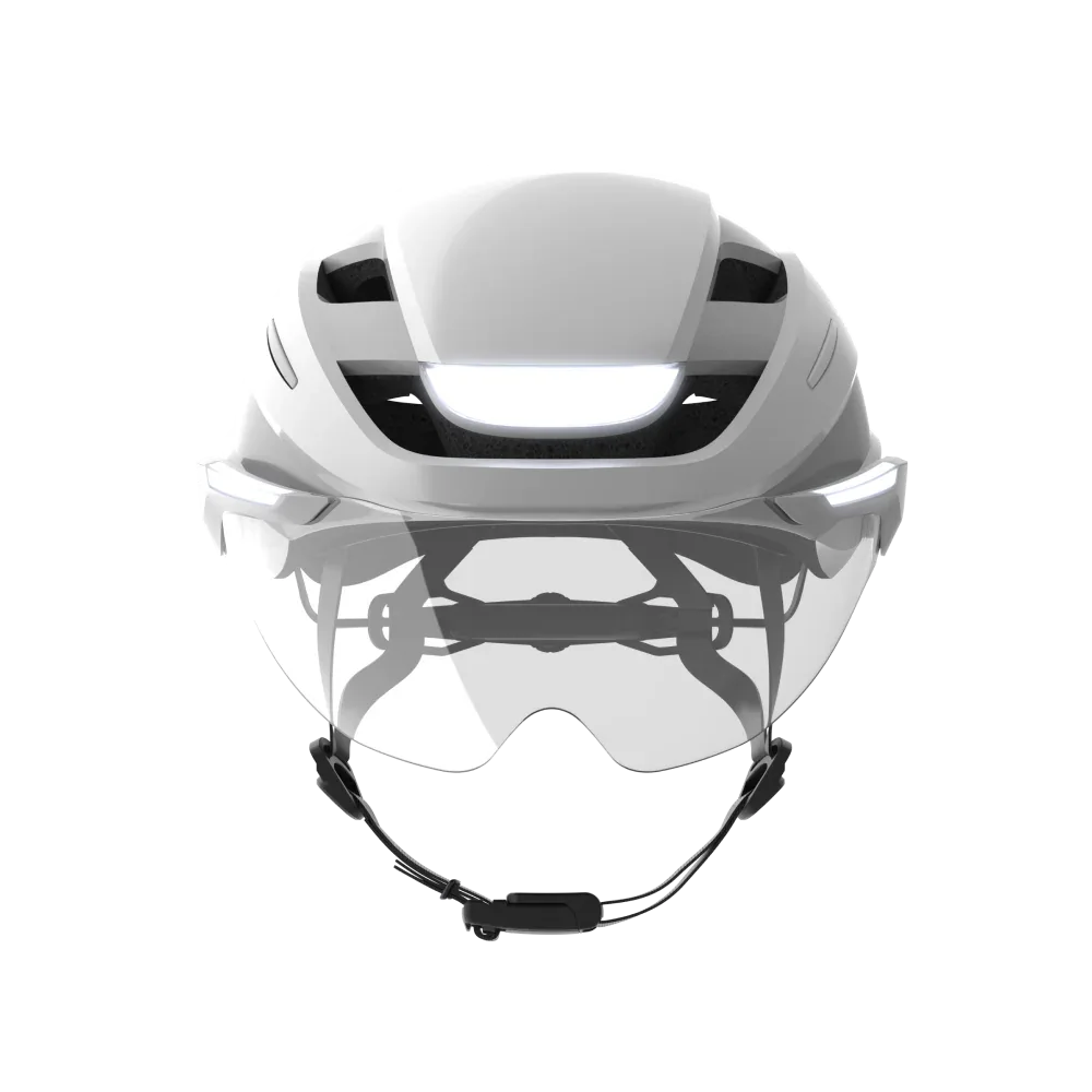 Lumos Ultra Smart E-Bike Helmet - Lumos Helmet US - Lunar White