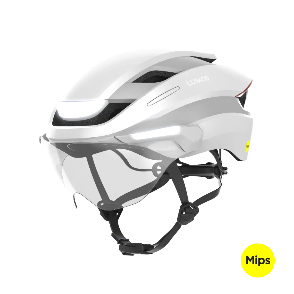 Lumos Ultra Smart E-Bike Helmet - Lumos Helmet US - Lunar White
