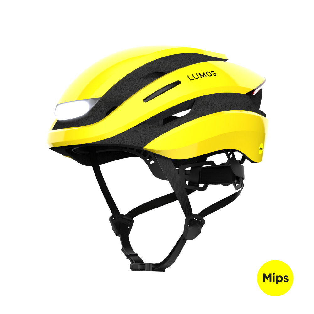 Ultra Smart Bike Helmet - Lumos Helmet US - Raincoat Yellow