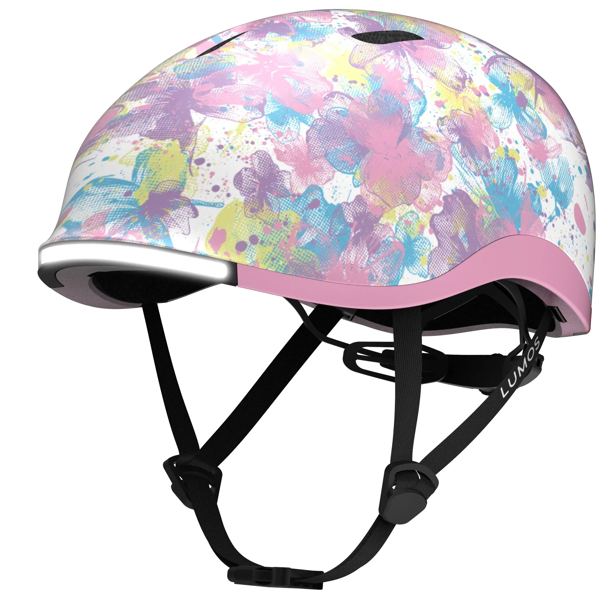 Lumos Nyxel Kids Bike Helmet - Lumos Helmet US - Blossom