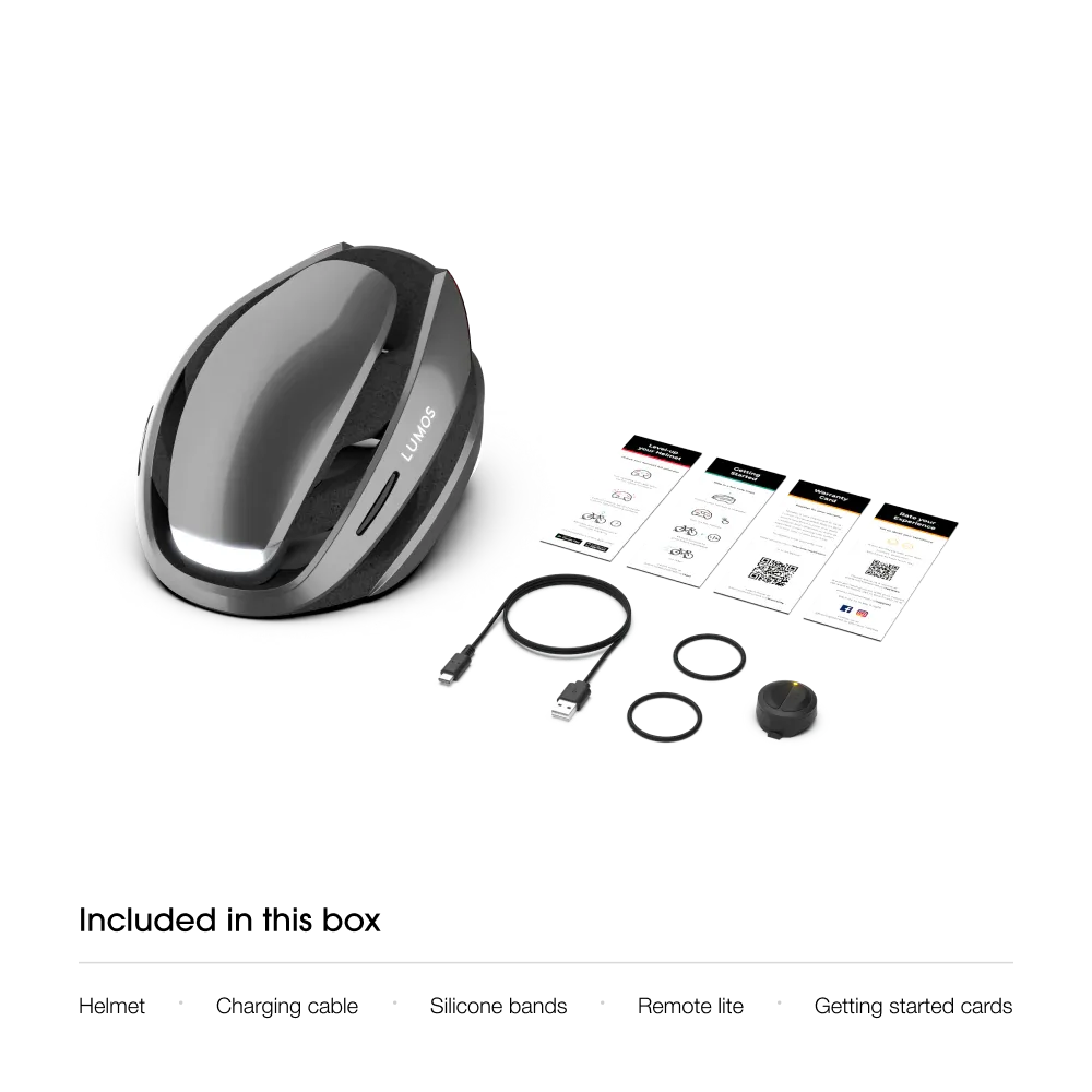 Lumos Ultra Smart Bike Helmet - Lumos Helmet US - Ash Grey