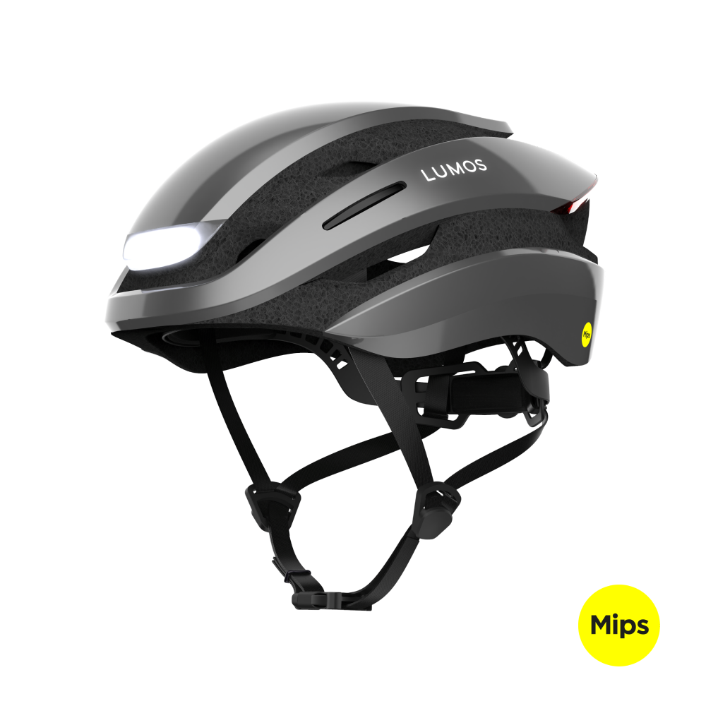 Ultra Smart Bike Helmet - Lumos Helmet US - Ash Grey