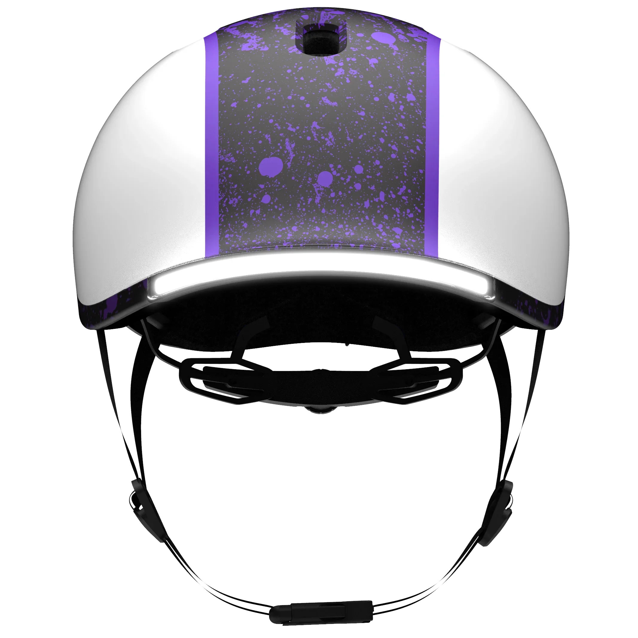 Lumos Nyxel Kids Bike Helmet - Lumos Helmet US - Purple Overspray