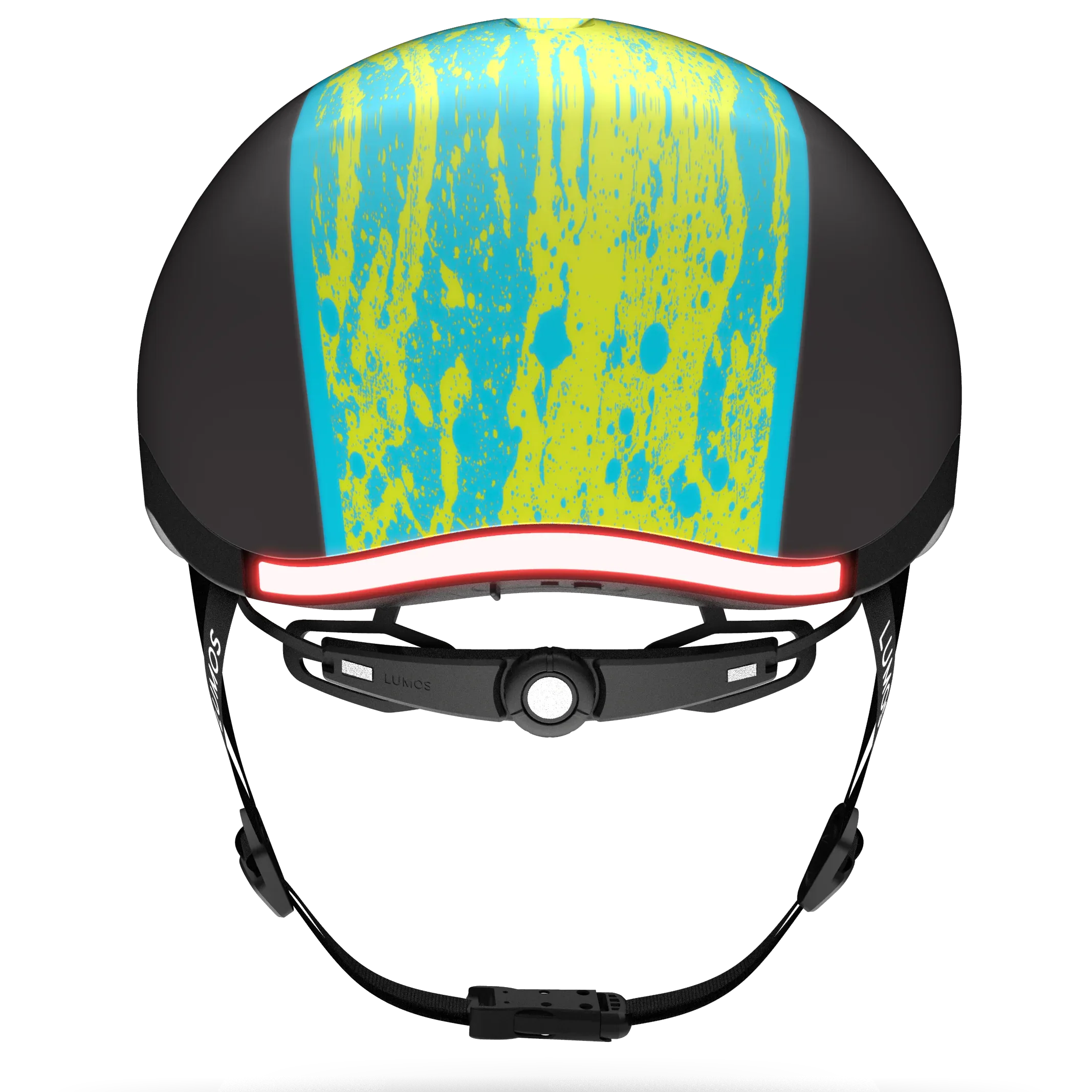 Lumos Nyxel Kids Bike Helmet - Lumos Helmet US - Green Overspray
