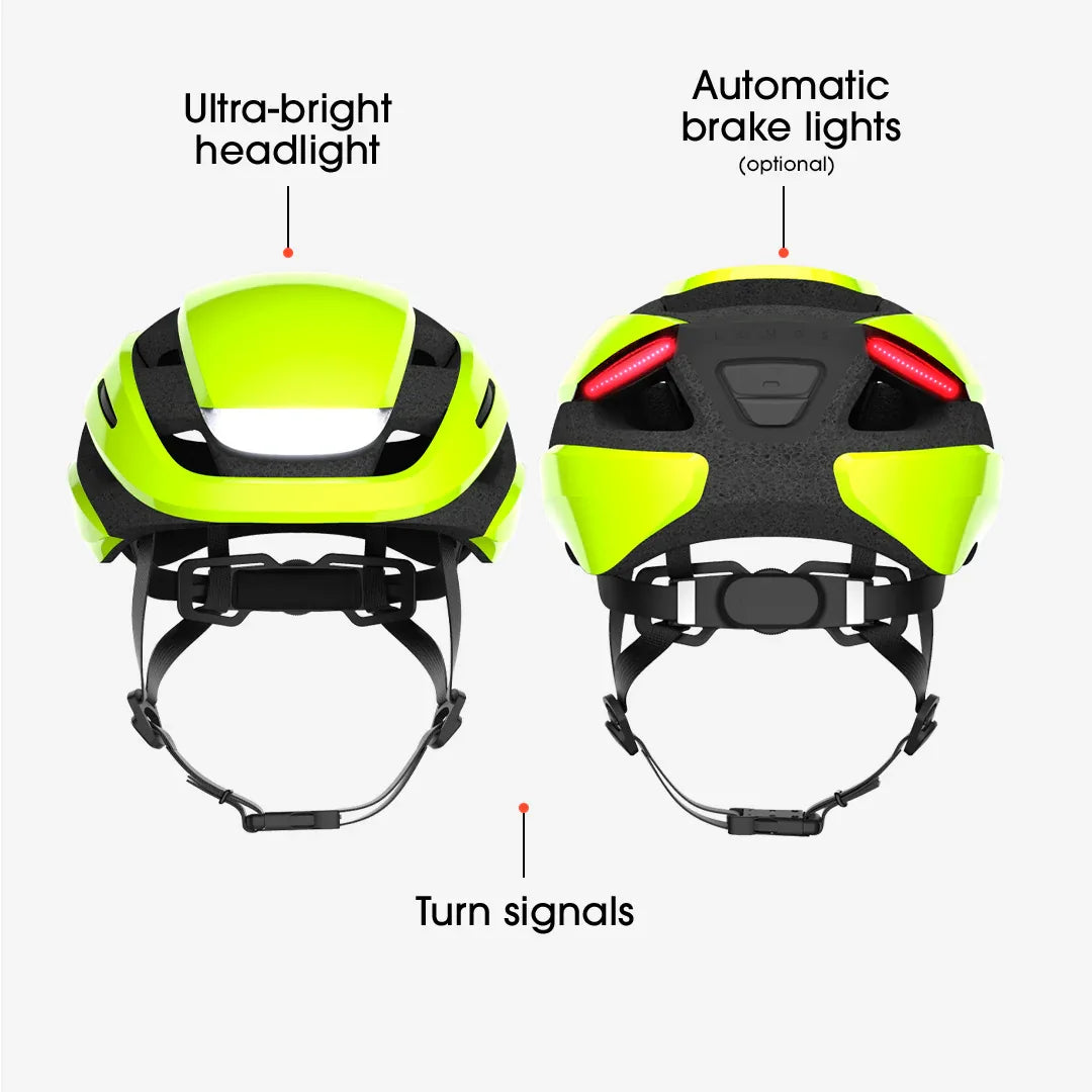 Lumos Ultra Smart Bike Helmet - Lumos Helmet US - Electric Lime