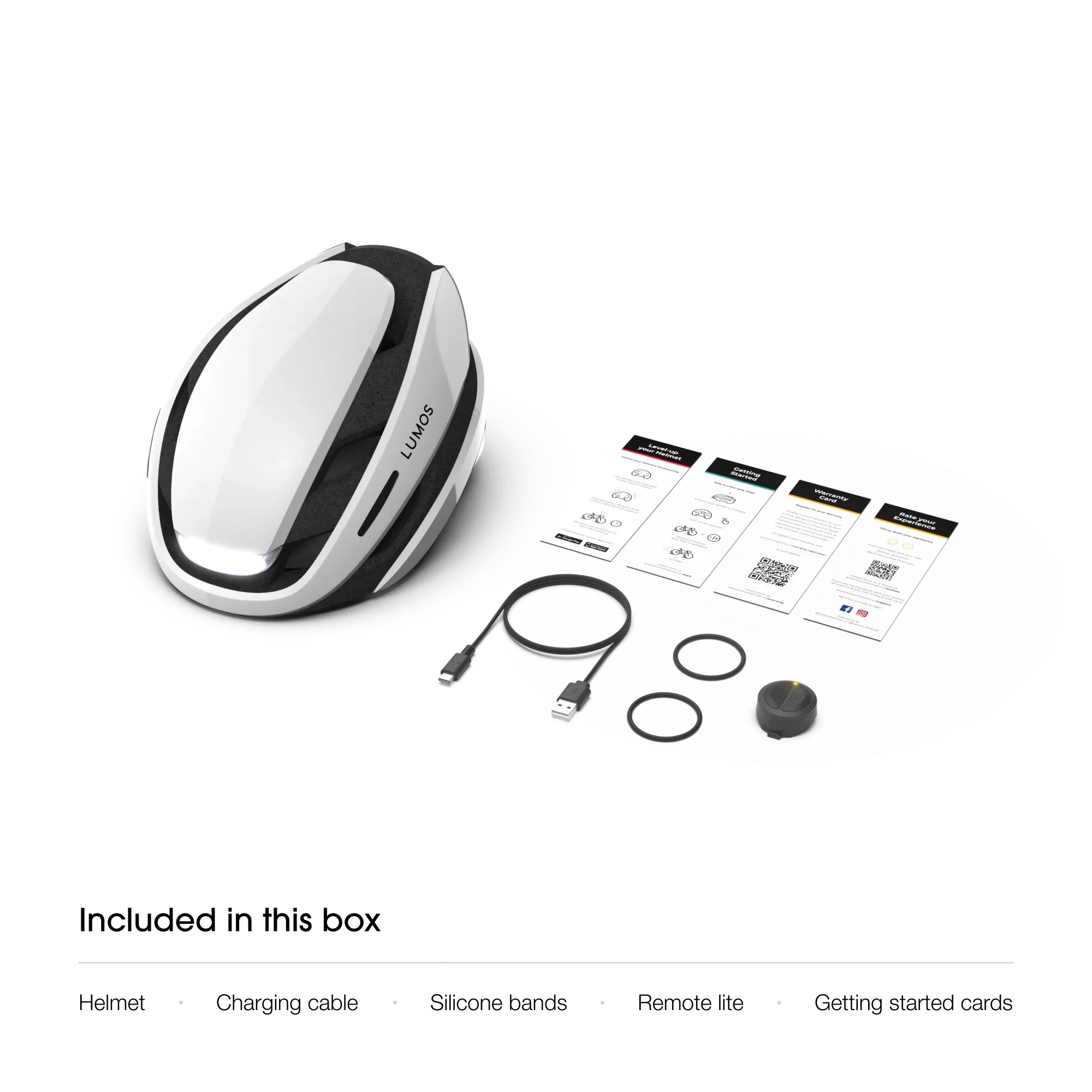 Lumos Ultra Smart Bike Helmet - Lumos Helmet US - Jet White
